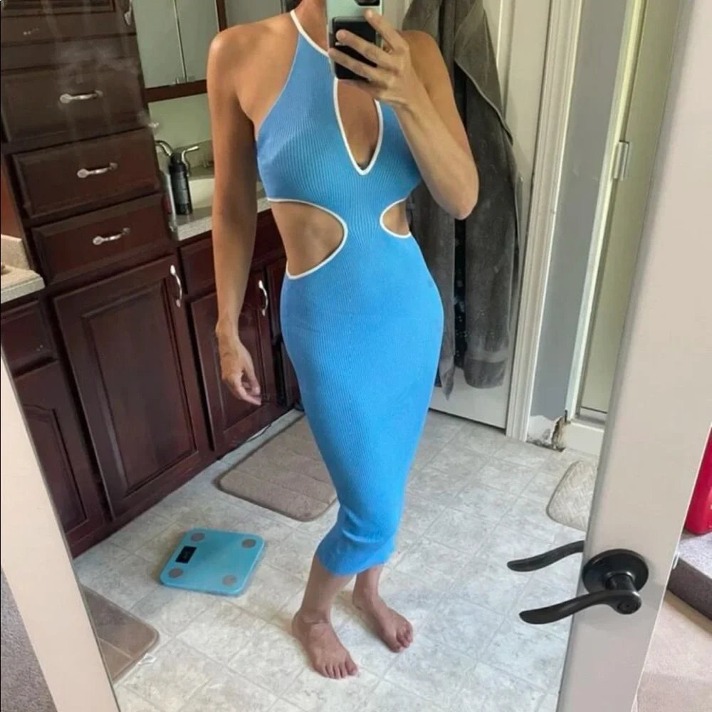 Blue maxi dress - Picture 2 of 2